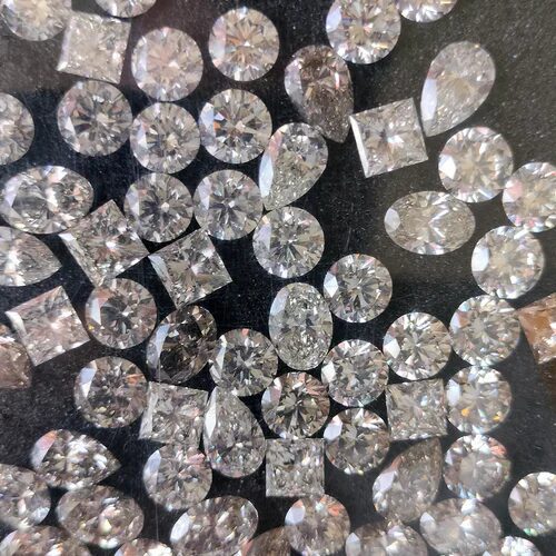 HPHT Diamonds For Ear-Stud